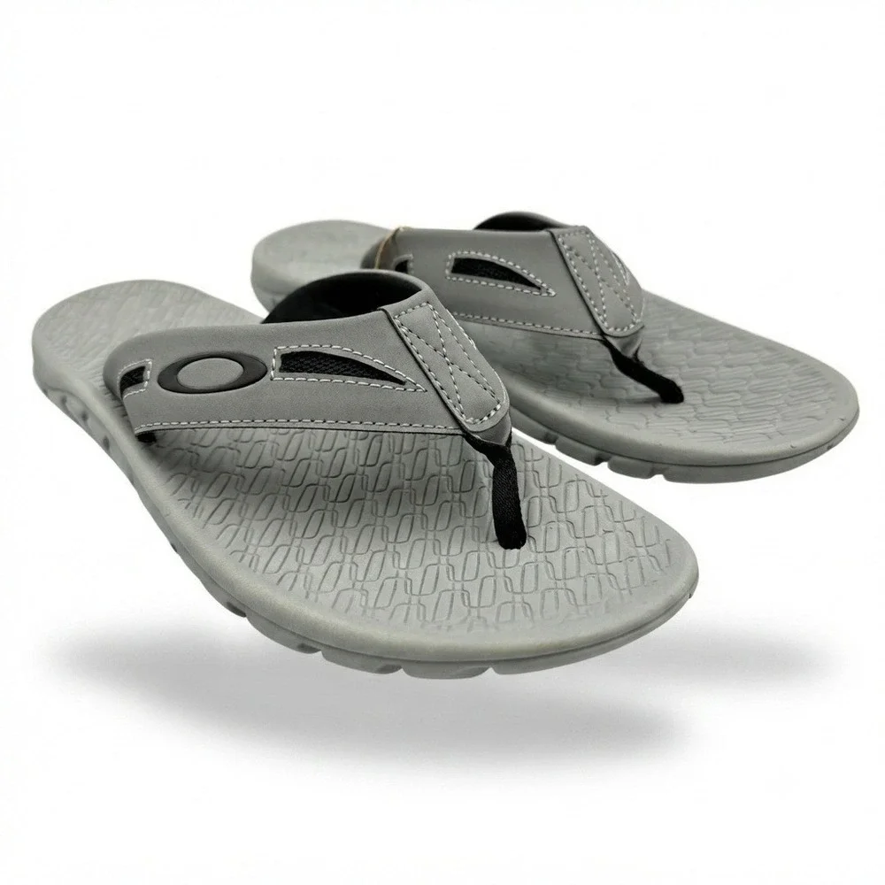 Oakley Operative Sandal 2.0 Mens Size 12 Stone Gray Sport Flip Flop **NEW**